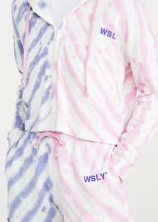 WSLY The Ecosoft Cropped Zip Up Hoodie