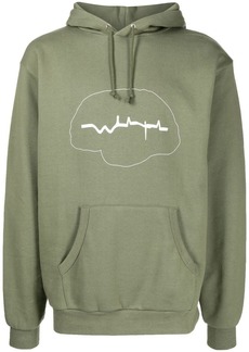 WTAPS logo-print pullover hoodie