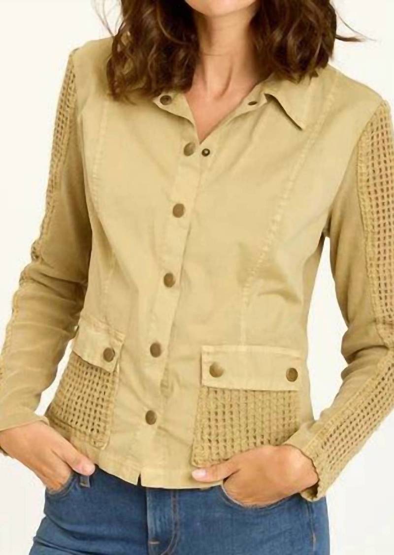 XCVI Danica Jacket In Linwood Sands Pigment