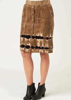 XCVI Dyami Pencil Skirt In Gouache Wash Rural