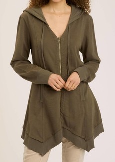 XCVI Merchantile Fleece Jacket In Olive