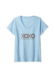 Womens XOXO The Original Love Letters V-Neck T-Shirt