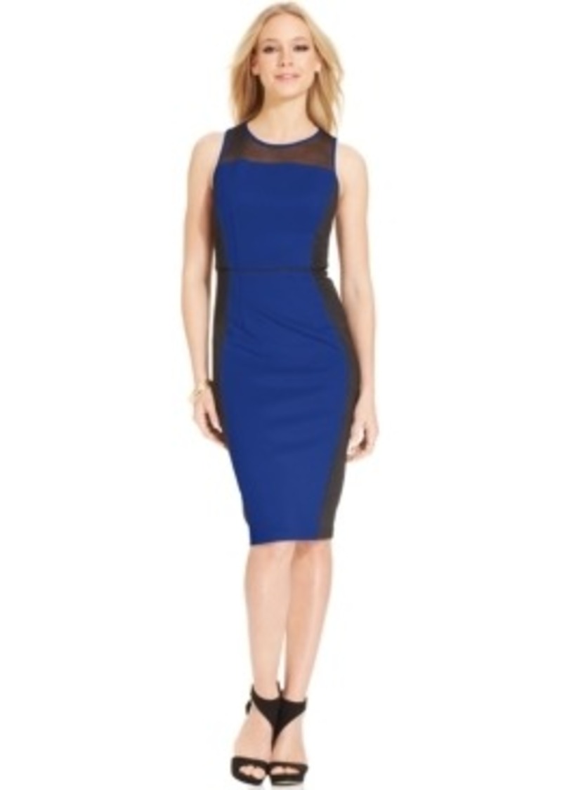 XOXO XOXO Juniors' Colorblock Illusion Sheath Dress | Dresses