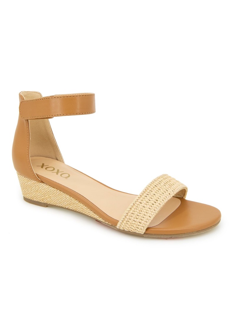 XOXO Women's Aiden Heeled Sandal Natural/TAN