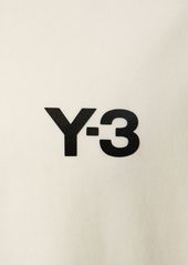 Y-3 3-stripe Logo Cotton T-shirt