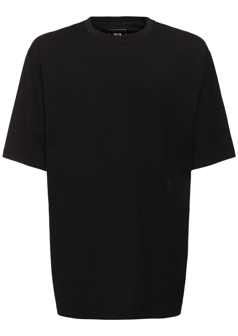 Y-3 Boxy Short-sleeved Cotton T-shirt