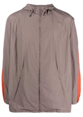 Y-3 colour-block hooded jacket