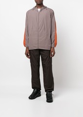 Y-3 colour-block hooded jacket