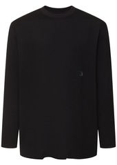 Y-3 Cotton Long Sleeve T-shirt