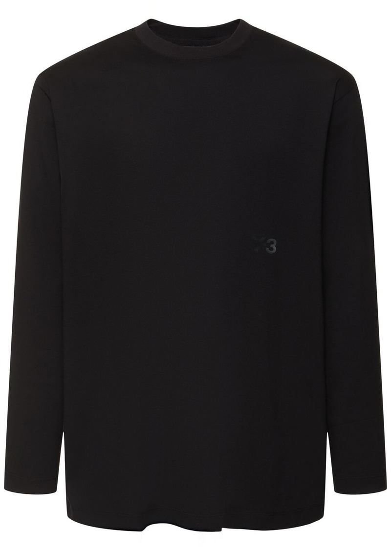 Y-3 Cotton Long Sleeve T-shirt