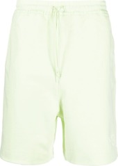 Y-3 drawstring-waist cotton track shorts