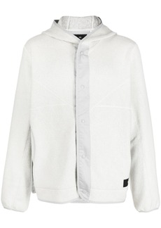 Y-3 fleece hooded jacket