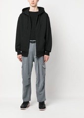 Y-3 front zip fastening hoodie