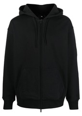 Y-3 front zip fastening hoodie