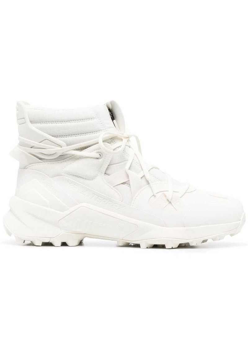 Y-3 high-top lace-up chunky sneakers