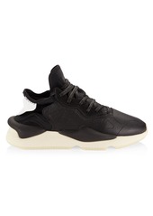 Y-3 Kaiwa Woven & Leather Sneakers