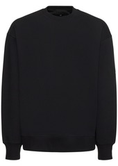 Y-3 Logo Organic Cotton Crewneck Sweatshirt