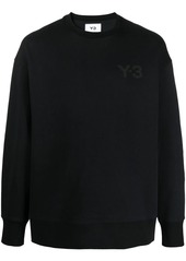Y-3 logo-print crew-neck sweatshirt