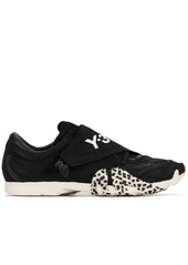 Y-3 logo print touch strap sneakers