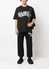 Y-3 logo-print track pant