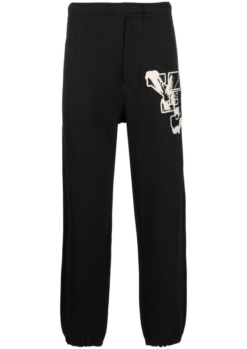 Y-3 logo-print track pant