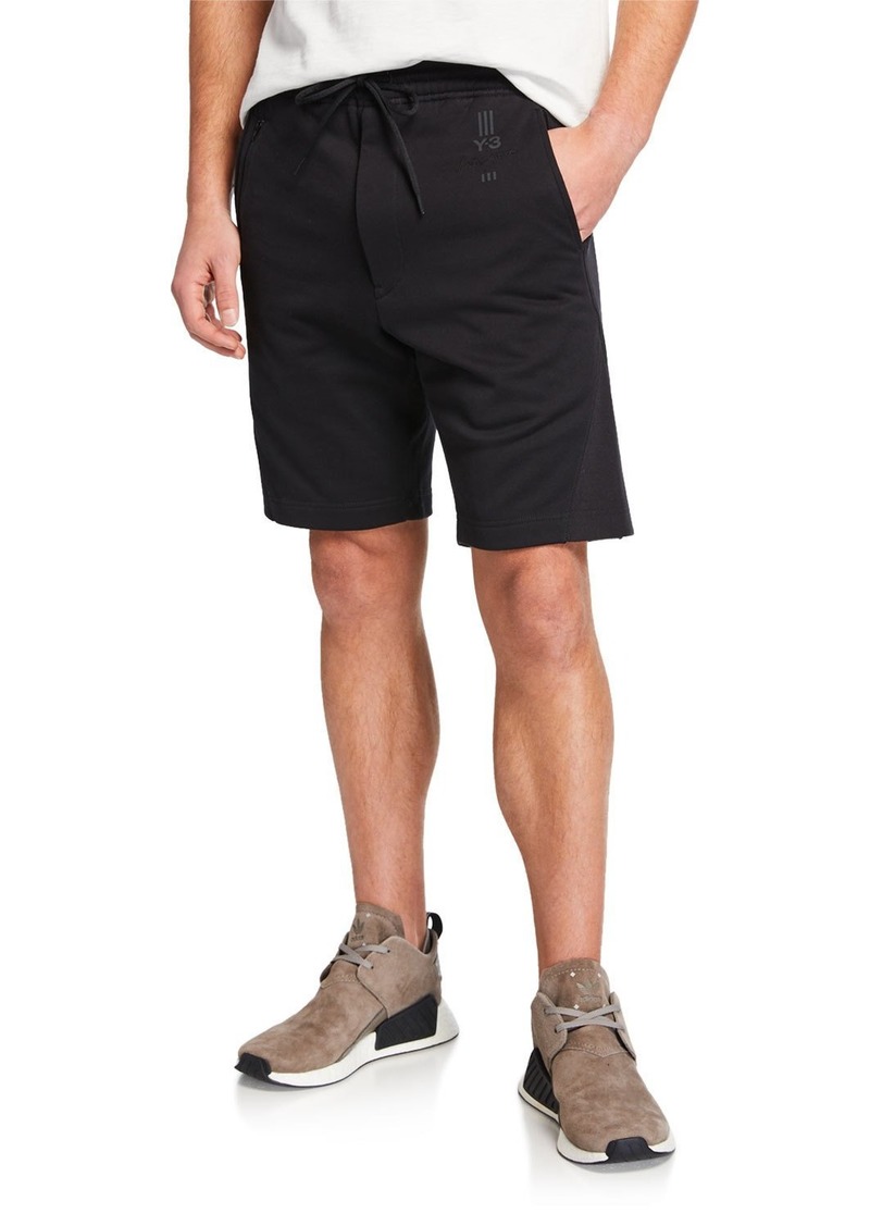 black terry cloth shorts