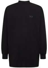 Y-3 Mock Neck Long Sleeve T-shirt