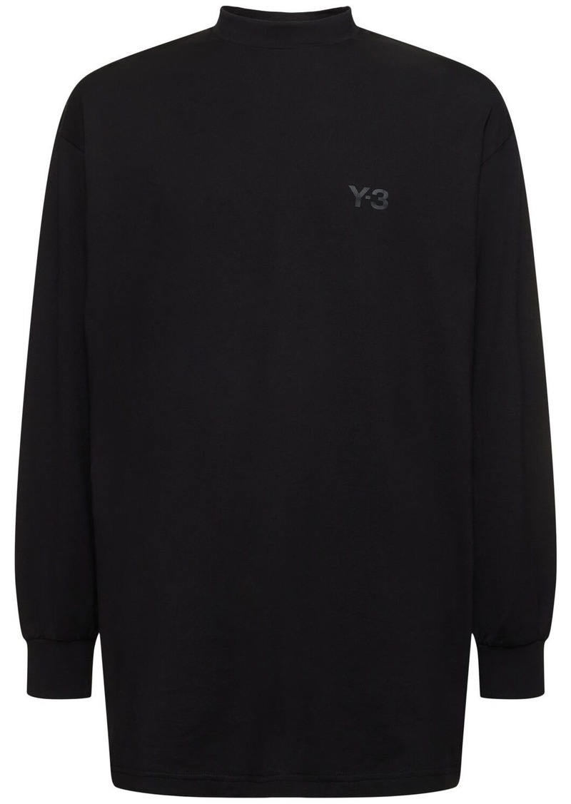 Y-3 Mock Neck Long Sleeve T-shirt