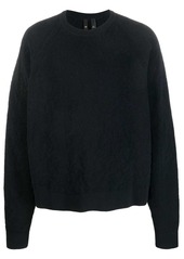 Y-3 organic-cotton-blend plain sweatshirt