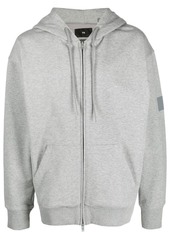 Y-3 organic cotton zip-up hoodie