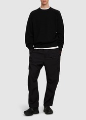 Y-3 Wool Blend Knit Crewneck Sweater