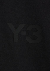 Y-3 - Appliquéd cotton-jersey T-shirt - Black - S