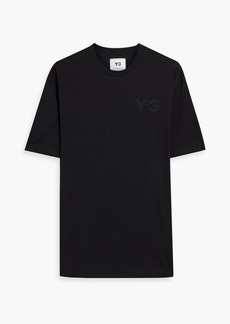 Y-3 - Appliquéd cotton-jersey T-shirt - Black - S