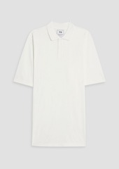 Y-3 - Appliquéd cotton-piqué polo shirt - White - XS