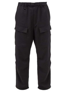 Y-3 - Cotton-blend Cargo Trousers - Mens - Black