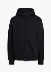 Y-3 - French cotton-terry zip-up hoodie - Black - XXL