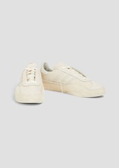 Y-3 - Gazelle embroidered suede sneakers - White - UK 7
