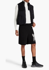 Y-3 - Intarsia-knit drawstring shorts - Black - S