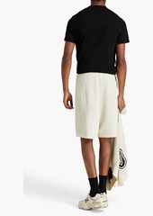 Y-3 - Intarsia-knit drawstring shorts - White - XS