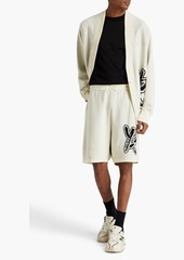 Y-3 - Intarsia-knit drawstring shorts - White - XS