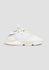 Y-3 - Kaiwa pebbled-leather and neoprene sneakers - White - UK 11