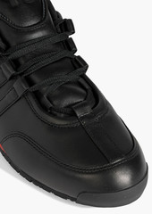 Y-3 - Leather sneakers - Black - UK 7.5