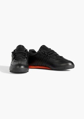 Y-3 - Leather sneakers - Black - UK 7.5