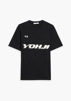 Y-3 - Logo-print cotton-jersey T-shirt - Black - S
