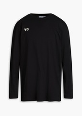 Y-3 - Logo-print cotton-jersey T-shirt - Black - L