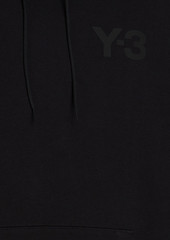 Y-3 - Logo-print French cotton-terry hoodie - Black - XS