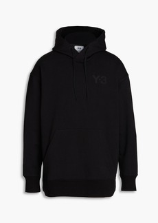 Y-3 - Logo-print French cotton-terry hoodie - Black - XS