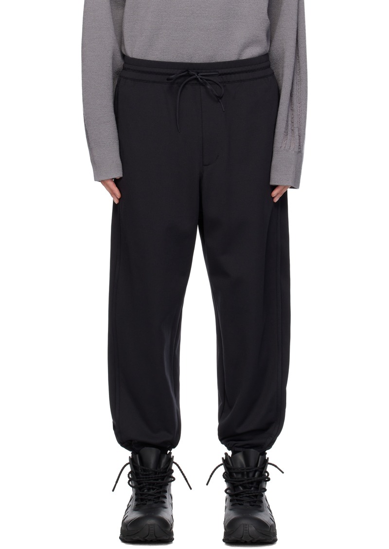 Y-3 Black Cuffed Track Pants