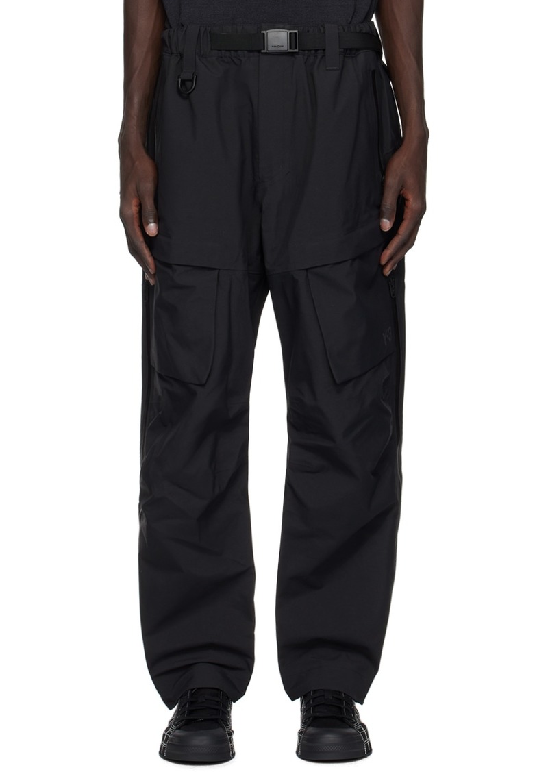 Y-3 Black Gore-Tex Hardshell Cargo Pants