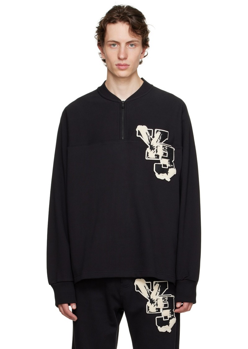 Y-3 Black Graphic Sweatshirt